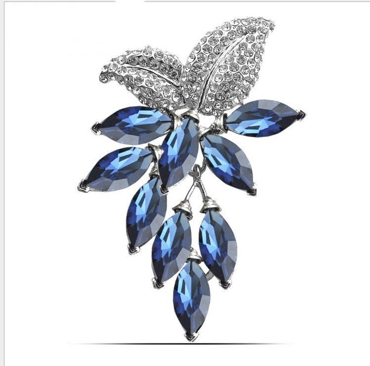 Full diamond Austrian crystal brooch - Broochs- Brooch - Broochs -