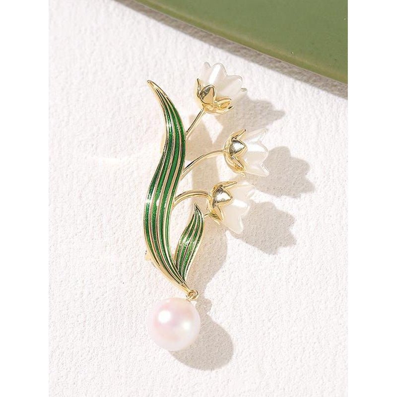High-end New Exquisite Lily Of The Valley Brooch - Broochs- Brooch - Broochs -