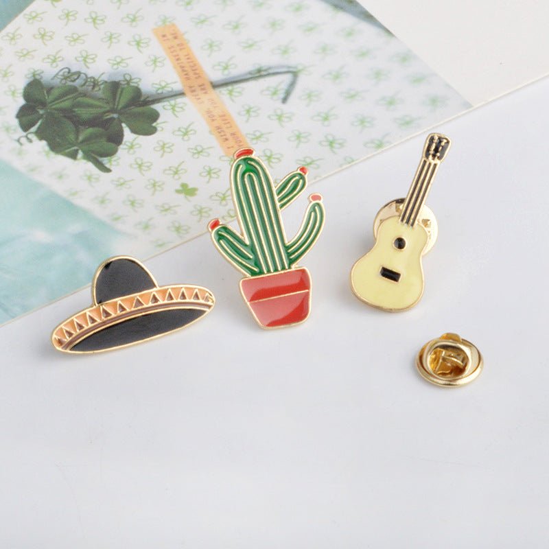 Hot dripping oil brooch - Broochs- Brooch - Broochs -