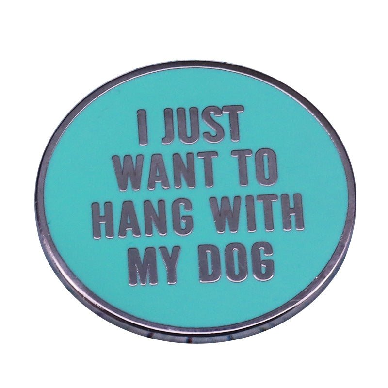 It's Hard to Be a Man-Chained Hand Badge Mental Health Brooch - Broochs- Brooch - Broochs -