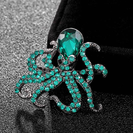 Octopus brooch - Broochs- Brooch - Broochs -