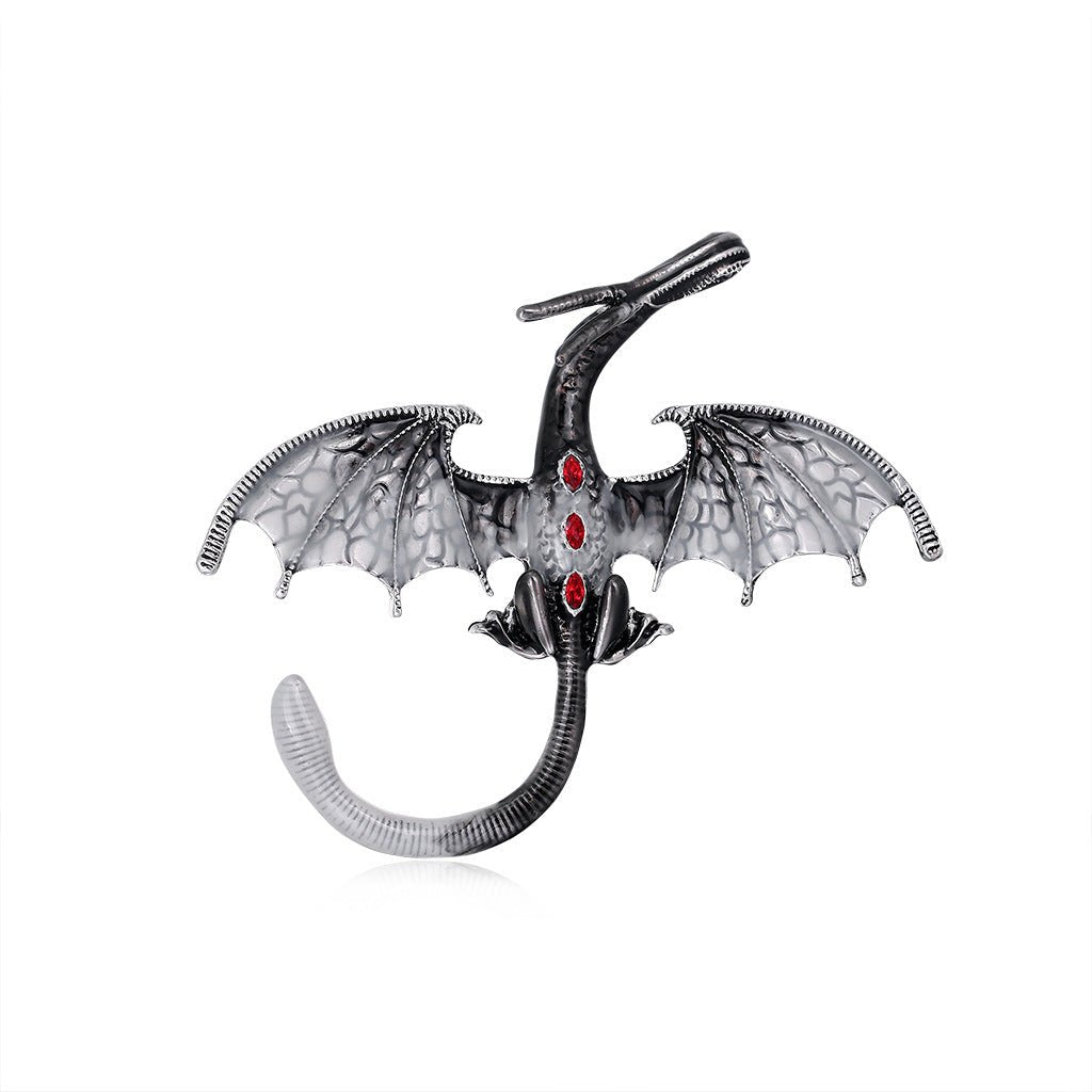 Personalized Cartoon Dragon Brooch All-Match Alloy Brooch - Broochs- Brooch - Broochs -