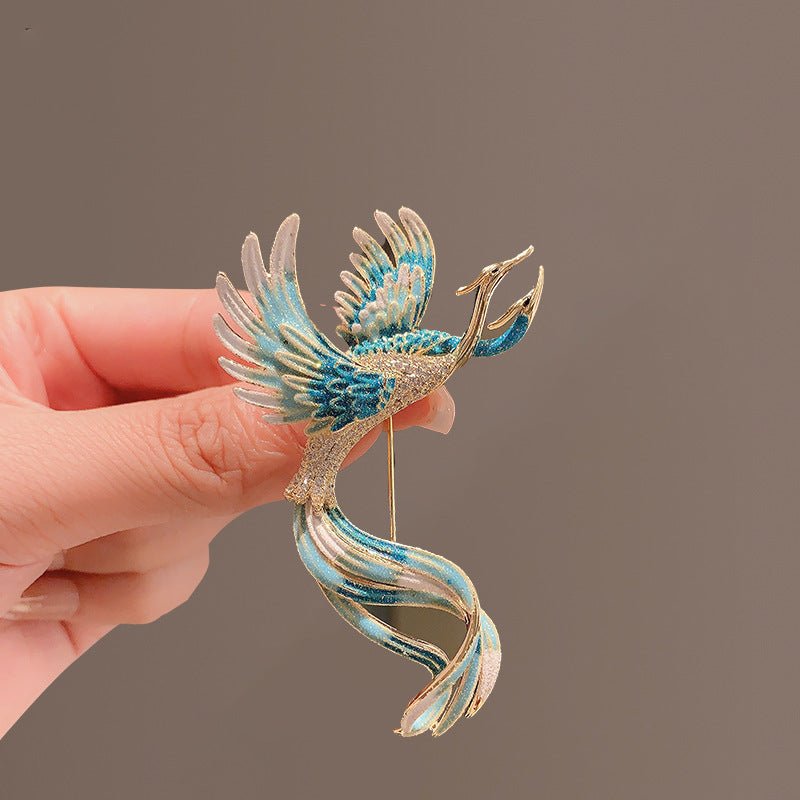Phoenix Coming And Presenting Brooch High-end Sense Of Luxury - Broochs- Brooch - Broochs -