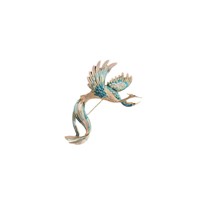 Phoenix Coming And Presenting Brooch High-end Sense Of Luxury - Broochs- Brooch - Broochs -