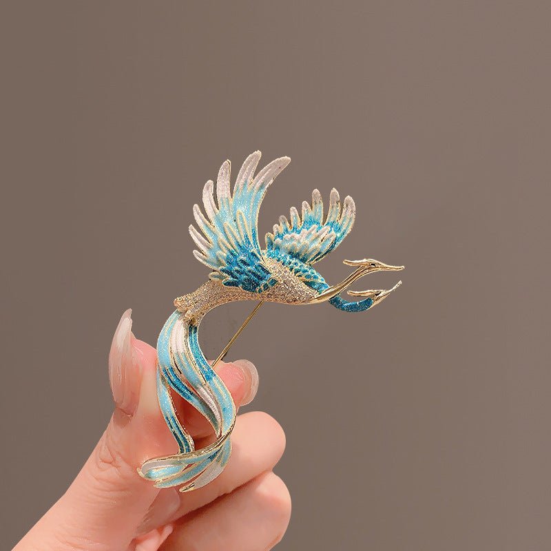 Phoenix Coming And Presenting Brooch High-end Sense Of Luxury - Broochs- Brooch - Broochs -