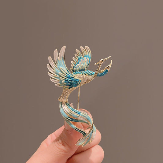 Phoenix Coming And Presenting Brooch High-end Sense Of Luxury - Broochs- Brooch - Broochs -