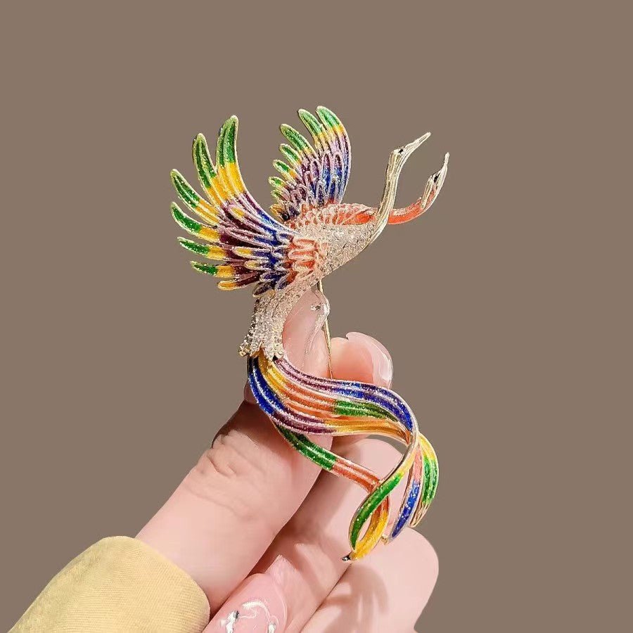 Phoenix Coming And Presenting Brooch High-end Sense Of Luxury - Broochs- Brooch - Broochs -