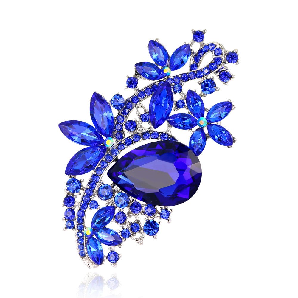 Rhinestone Brooch Acrylic Glass Brooch Pin Clothing Brooch - Broochs- Brooch - Broochs -