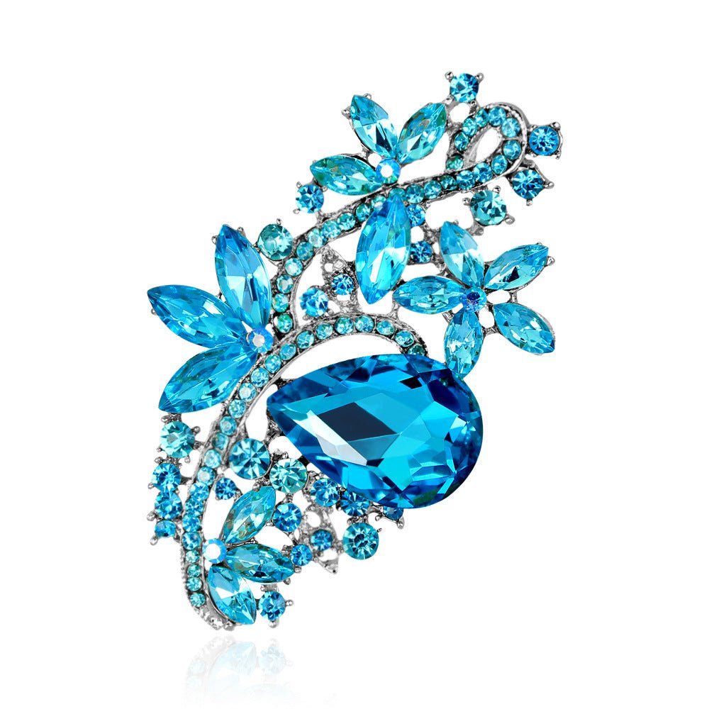 Rhinestone Brooch Acrylic Glass Brooch Pin Clothing Brooch - Broochs- Brooch - Broochs -