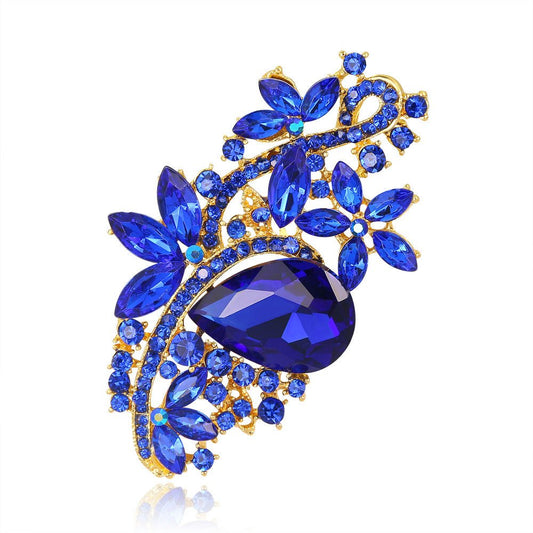 Rhinestone Brooch Acrylic Glass Brooch Pin Clothing Brooch - Broochs- Brooch - Broochs -