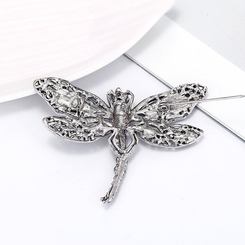 Rhinestone dragonfly brooch - Broochs- Brooch - Broochs -