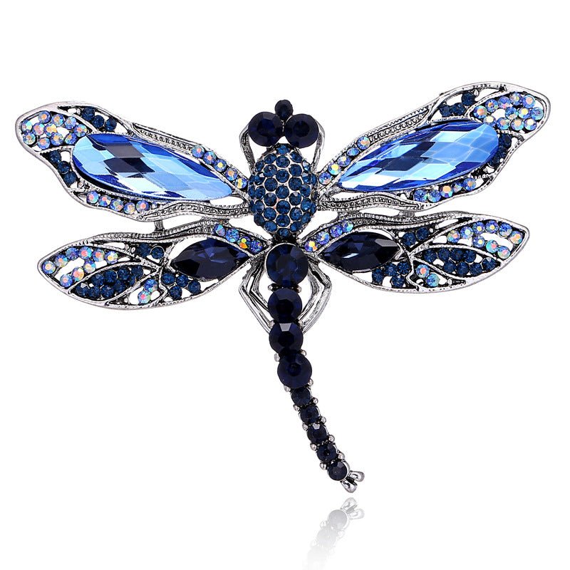 Rhinestone dragonfly brooch - Broochs- Brooch - Broochs -