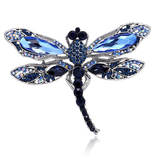 Rhinestone dragonfly brooch - Broochs- Brooch - Broochs -