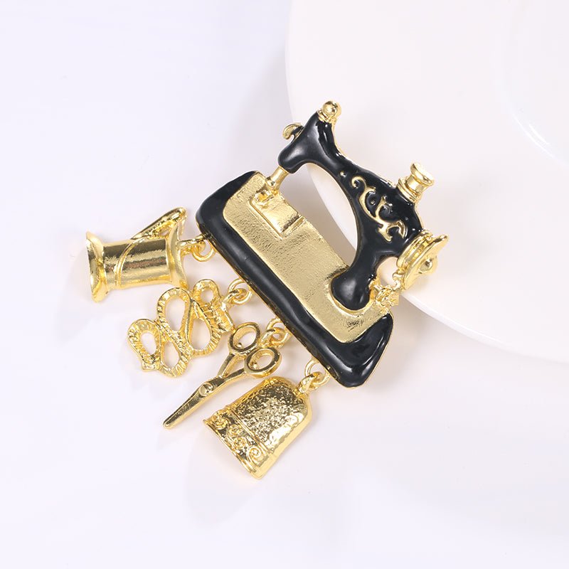 Sewing machine brooch - Broochs- Brooch - Broochs -