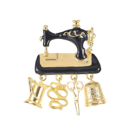 Sewing machine brooch - Broochs- Brooch - Broochs -