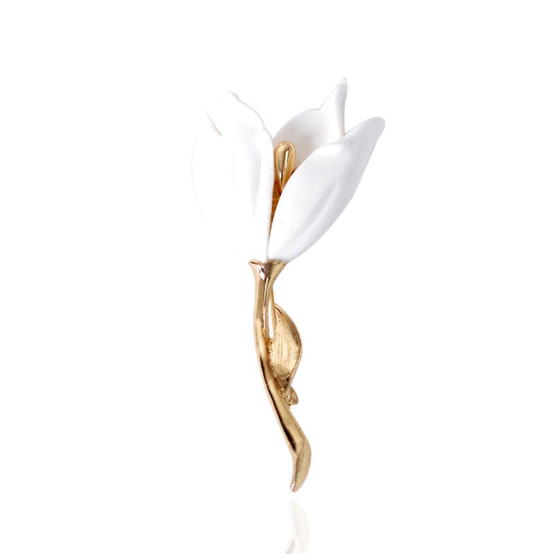 Simple Korean Tulip Brooch - Broochs- Brooch - Broochs -
