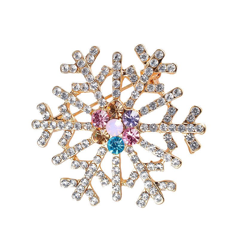 Snowflake Brooch Fashion Flower Corsage Classic - Broochs- Brooch - Broochs -