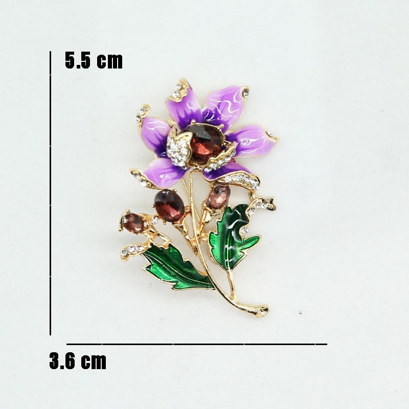 Sun Flower Brooch - Broochs- Brooch - Broochs -
