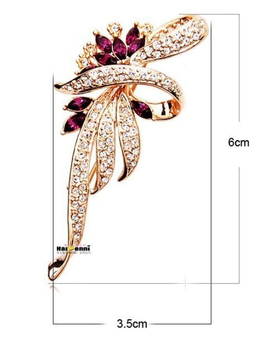 version of female jewelry crystal brooch brooch - Broochs- Brooch - Broochs -