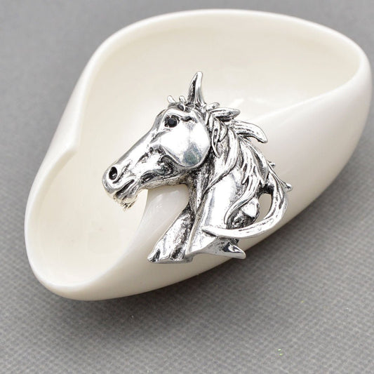 Vintage Fashion Horse Head Men Women Brooch - Broochs- Brooch - Broochs -