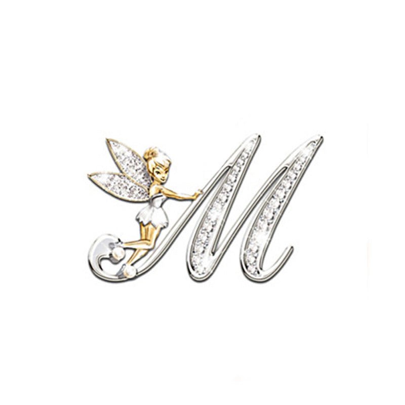 Women's Fashion 26 English Letter Brooch - Broochs- Brooch - Broochs -