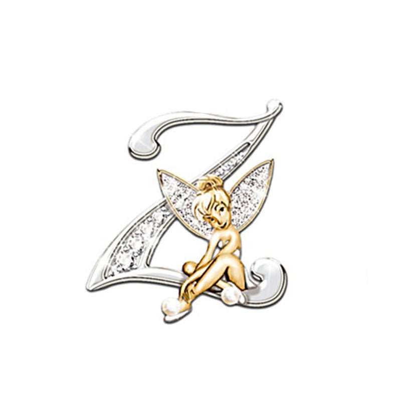 Women's Fashion 26 English Letter Brooch - Broochs- Brooch - Broochs -