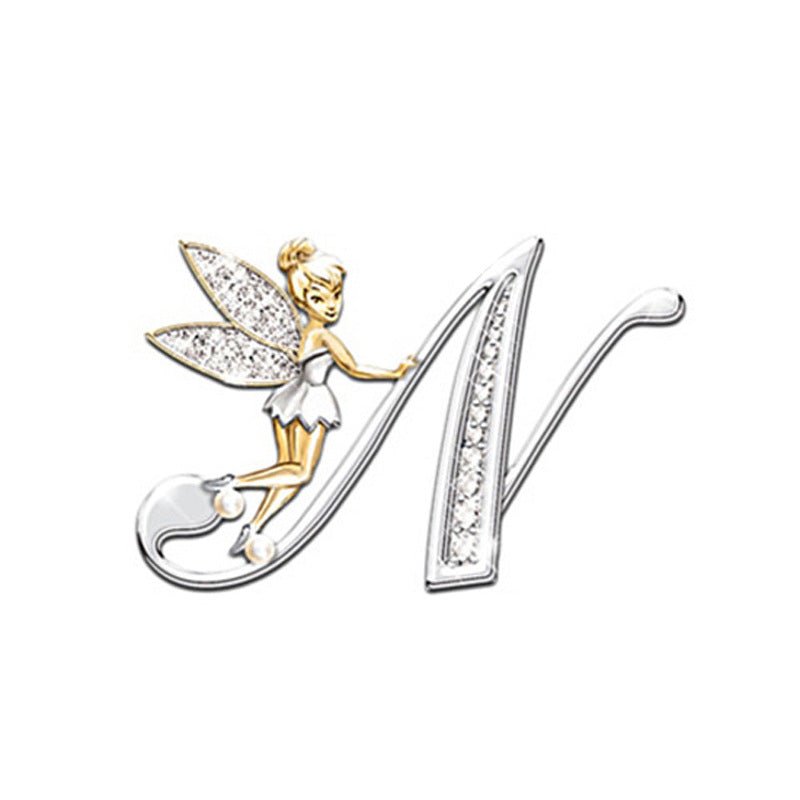 Women's Fashion 26 English Letter Brooch - Broochs- Brooch - Broochs -