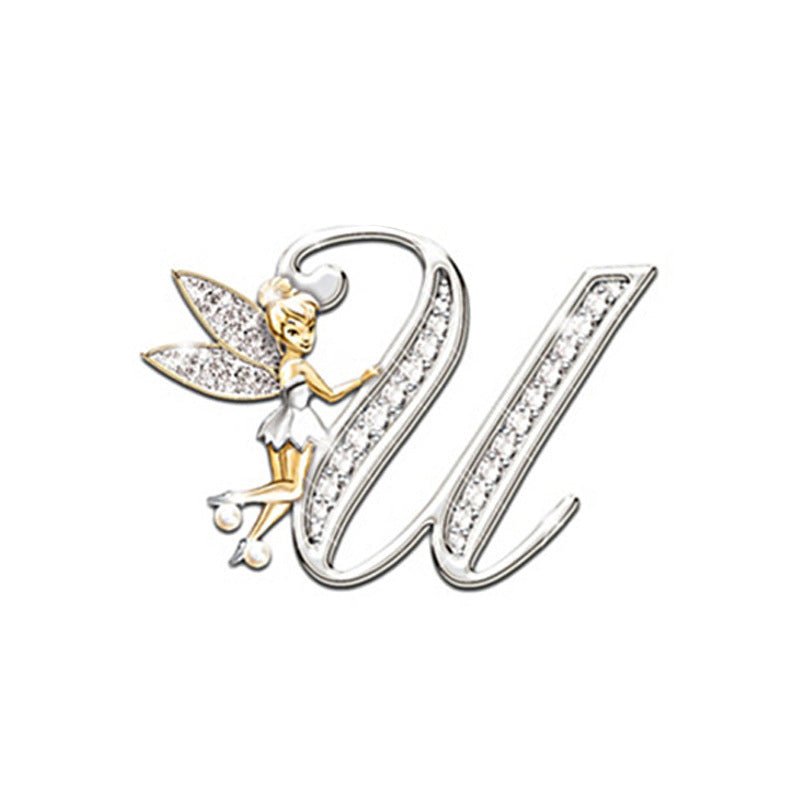 Women's Fashion 26 English Letter Brooch - Broochs- Brooch - Broochs -