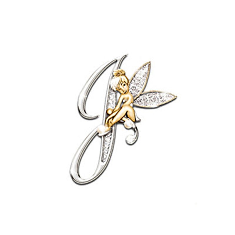 Women's Fashion 26 English Letter Brooch - Broochs- Brooch - Broochs -