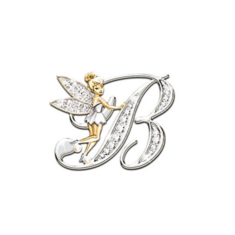 Women's Fashion 26 English Letter Brooch - Broochs- Brooch - Broochs -