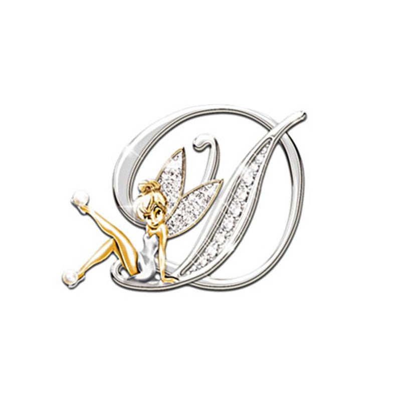 Women's Fashion 26 English Letter Brooch - Broochs- Brooch - Broochs -