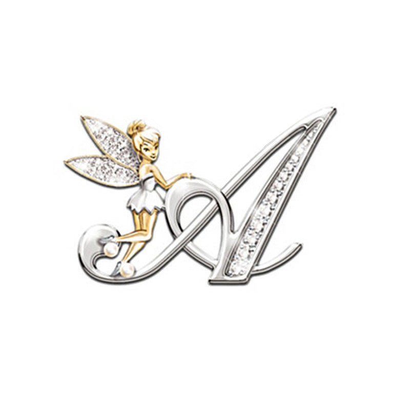 Women's Fashion 26 English Letter Brooch - Broochs- Brooch - Broochs -