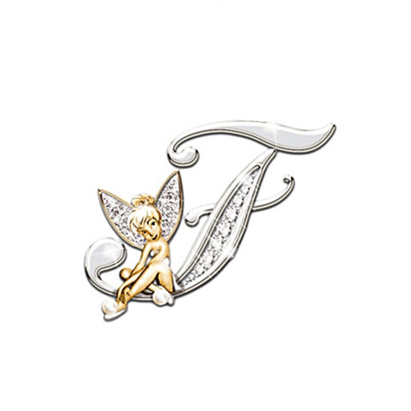 Women's Fashion 26 English Letter Brooch - Broochs- Brooch - Broochs -