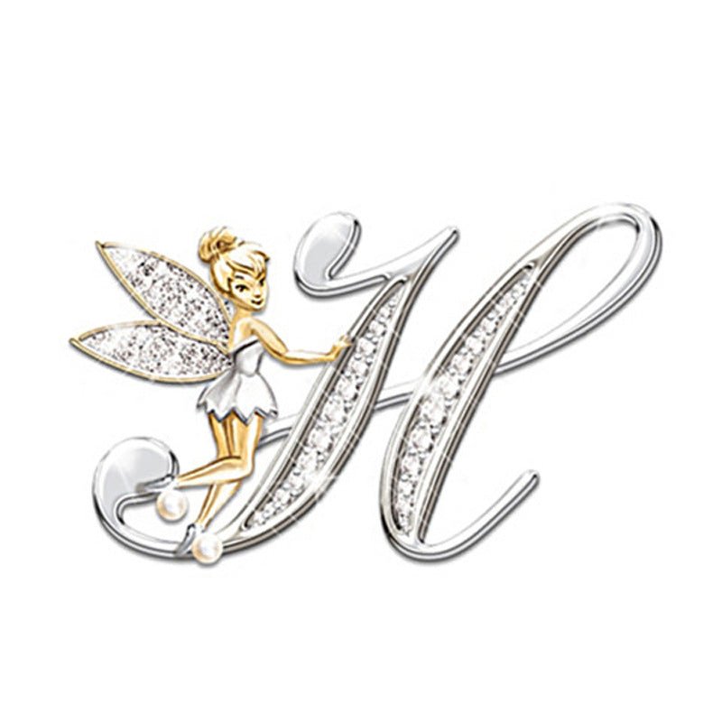 Women's Fashion 26 English Letter Brooch - Broochs- Brooch - Broochs -