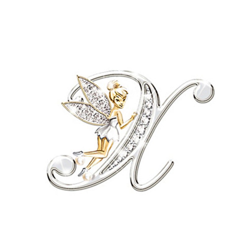 Women's Fashion 26 English Letter Brooch - Broochs- Brooch - Broochs -