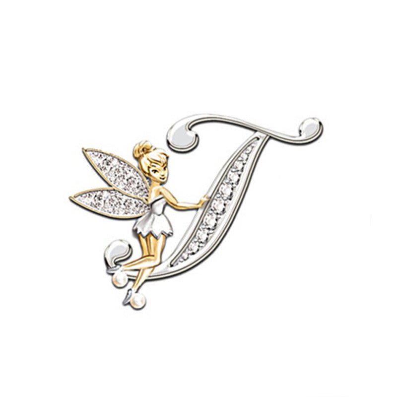 Women's Fashion 26 English Letter Brooch - Broochs- Brooch - Broochs -