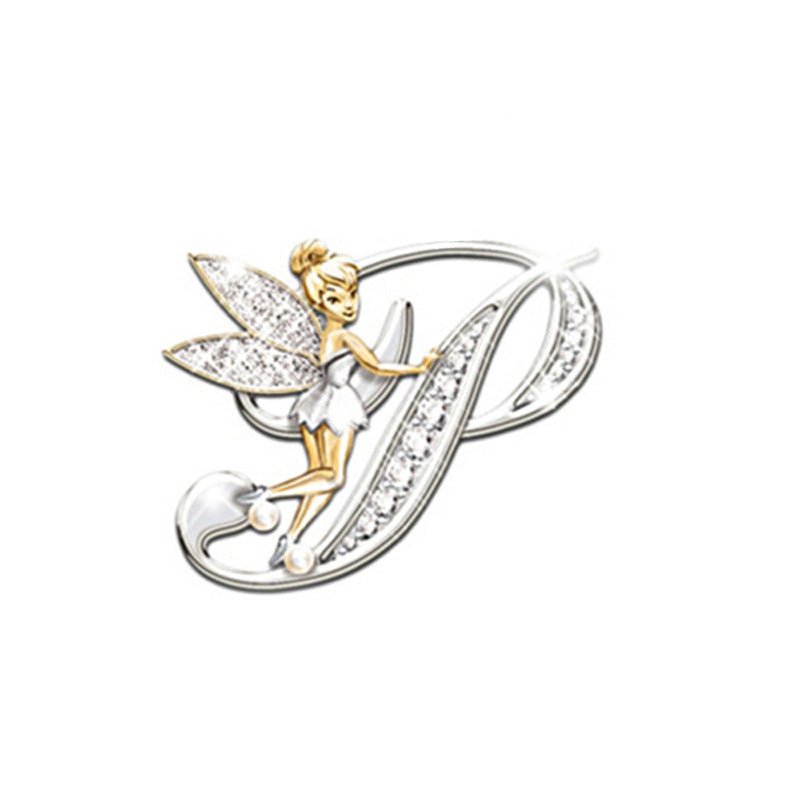 Women's Fashion 26 English Letter Brooch - Broochs- Brooch - Broochs -