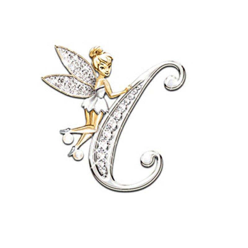 Women's Fashion 26 English Letter Brooch - Broochs- Brooch - Broochs -