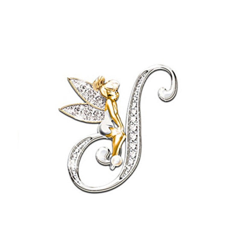 Women's Fashion 26 English Letter Brooch - Broochs- Brooch - Broochs -