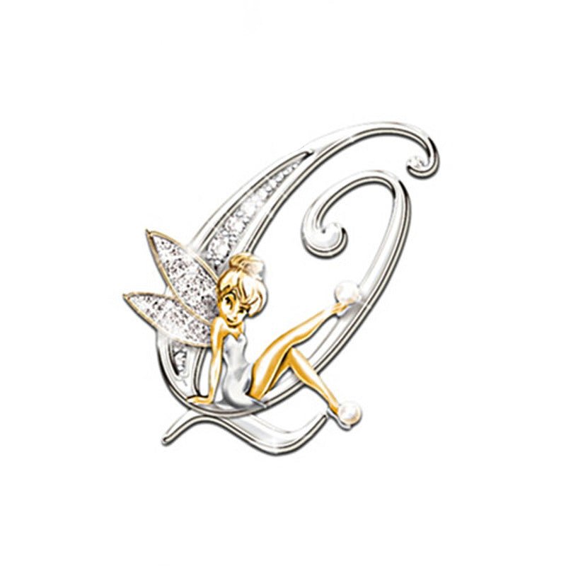Women's Fashion 26 English Letter Brooch - Broochs- Brooch - Broochs -