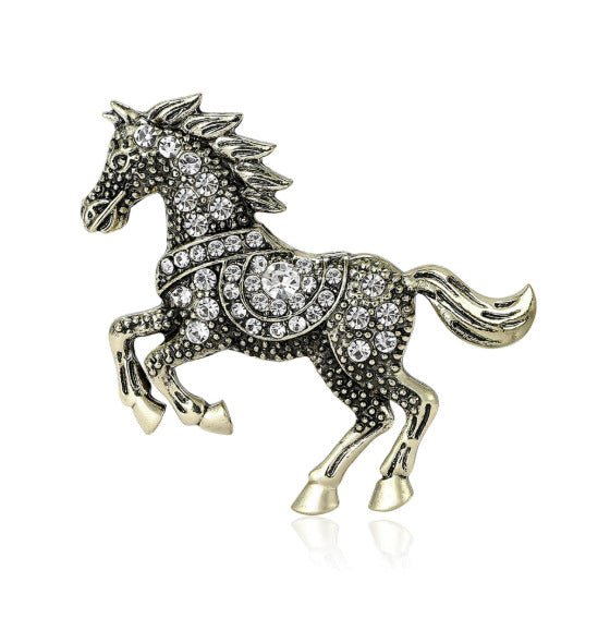 Year Of The Horse Zodiac Brooch Light Luxury And Versatile - Broochs- Brooch - Broochs -